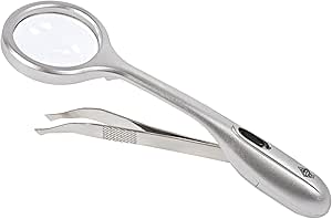 Wedo Trizette Lupenpinzette Mit LED - 4-fache Vergrößerung