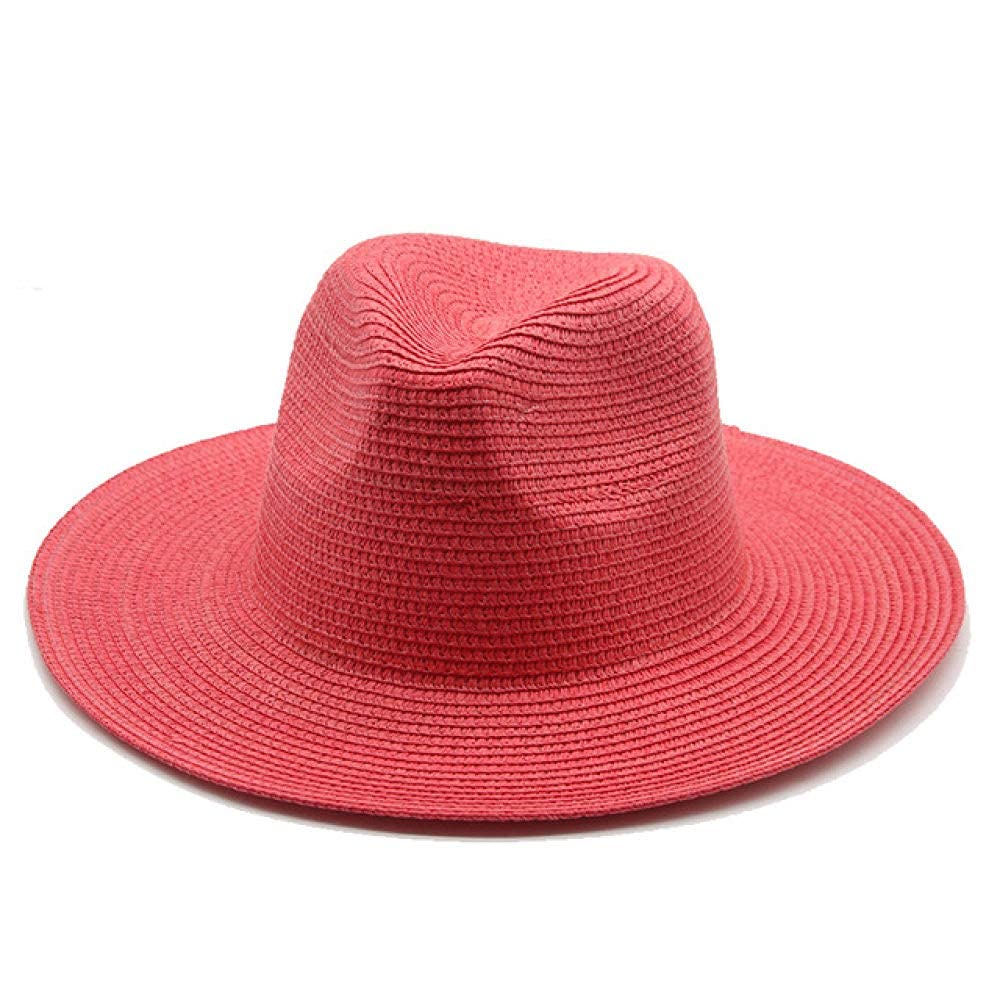 Cappelli da Sole, Estivi e Primaverili, da Donna e da Uomo, a Tesa Larga, Solidi, in Paglia, per Esterni, da Spiaggia, da Viaggio, protettivi dal Sole e Casual da Donna (Rood 6 7/87 1/8)