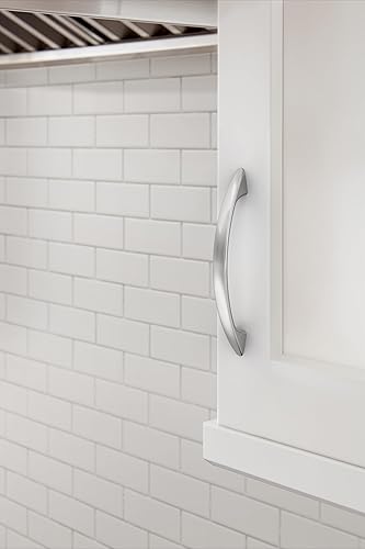 Miniatura 7 de Amerock  Mango de gabinete  Níquel satinado  3 pulgadas (2.992 in) de centro a centro  Patrimonio diario  paquete de 1 unidad  Jaladera de cajón