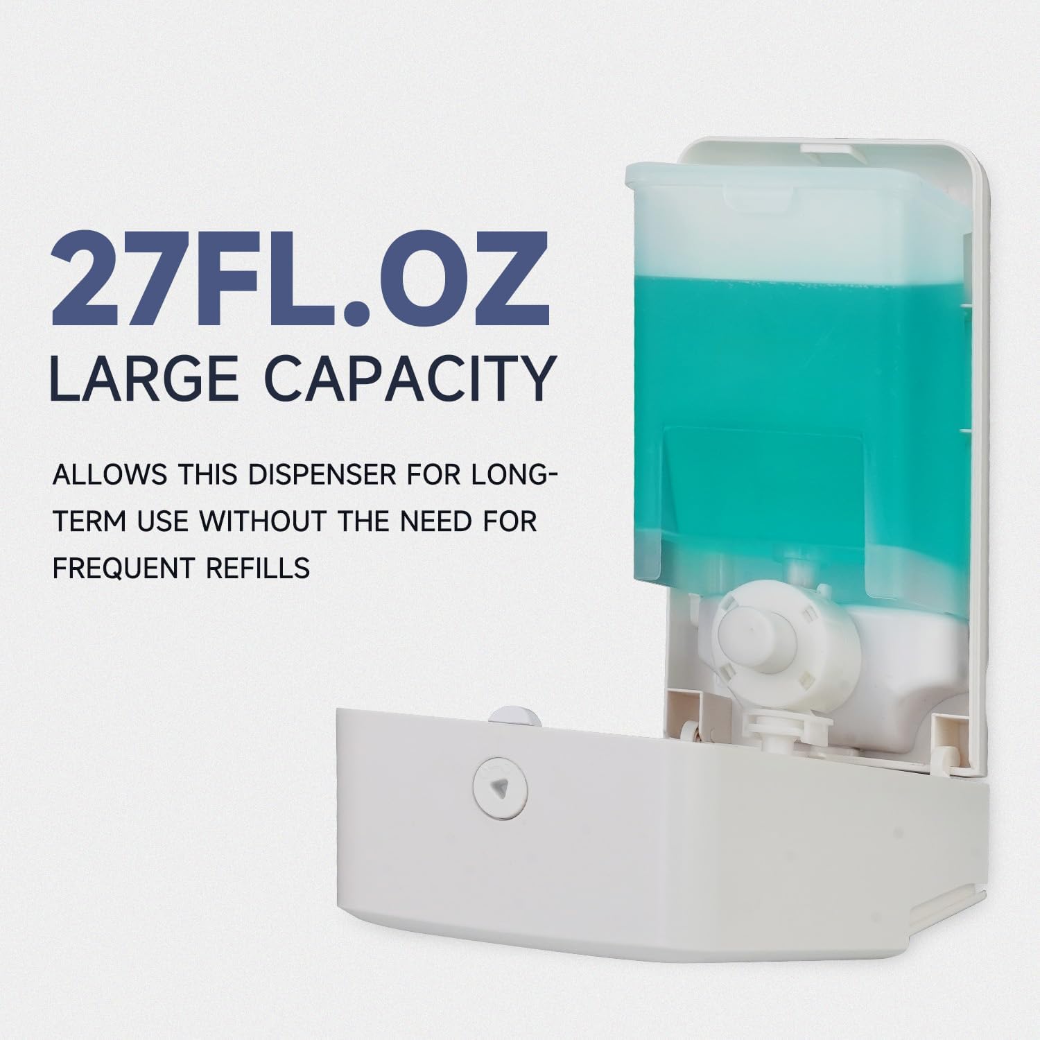 AIKE GentleAir Warm Hand Dryer&Push Soap Pump Bundle, Model AK2637 & AK1006 White