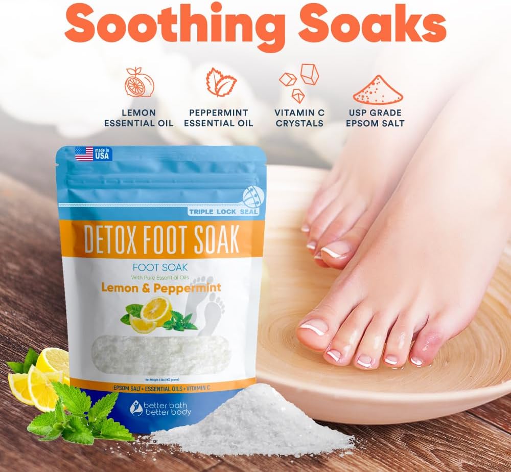 Best Health & Beauty - Detox Foot Soak Salts for tired Feet Review