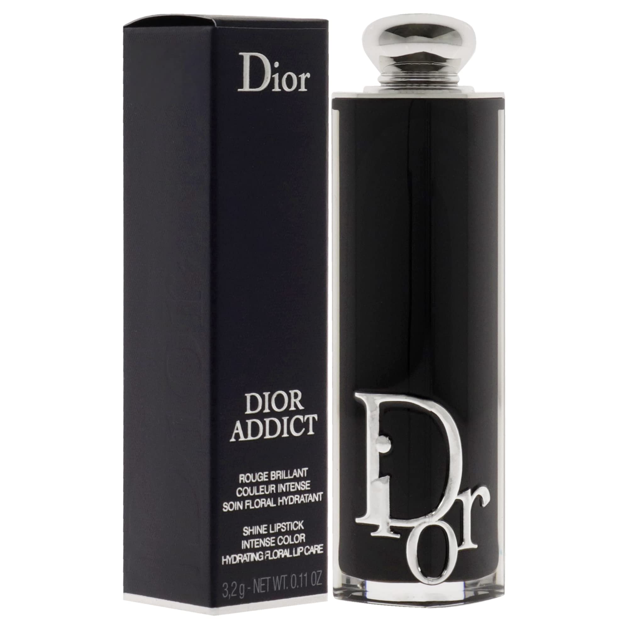 DIOR Addict Shine Lipstick Intense Color Hydrating Floral Lip Care No.329 Tie & Dior (3.2 g)
