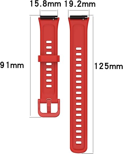 Miniatura 4 de FitTurn Correa ajustable de silicona de repuesto para HUAWEI Band 7Honor Band 7 Fitness Tracker para mujeres y hombres