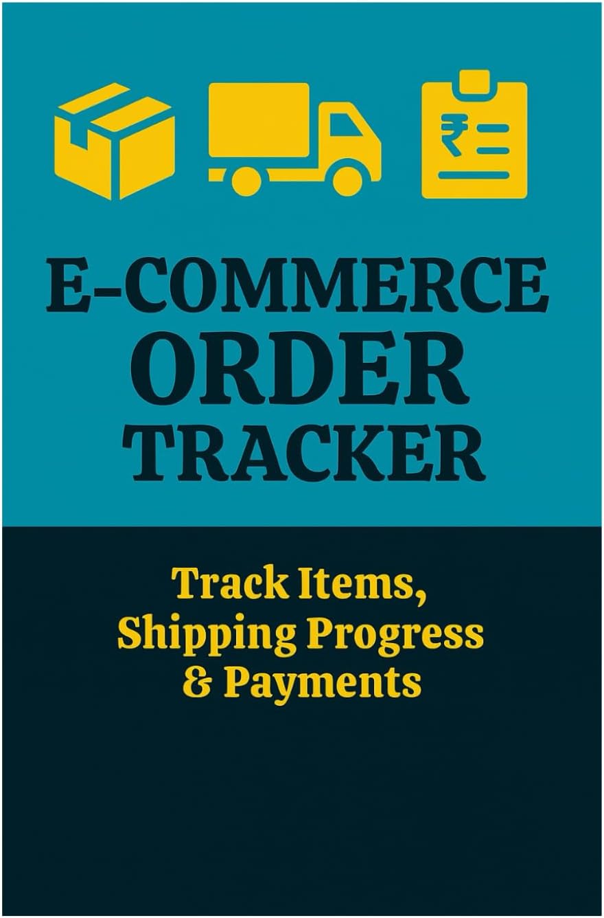 E-Commerce Order Log – Track Items, Shipping Progress & Payments