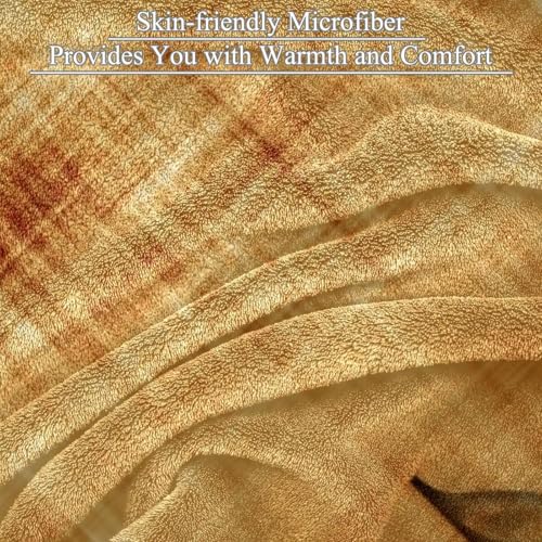 Couverture polaire notes de musique rétro fini le froid avec ce plaid microfibre - 3