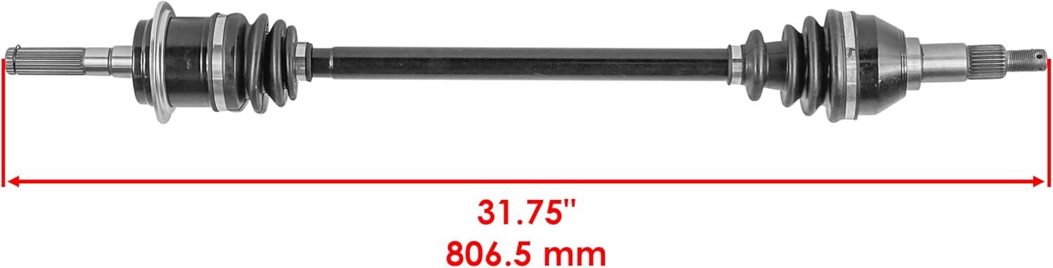 Caltric 705401877 705401878 Front CV Axles Compatible with Can-Am CanAm Maverick 1000 XMR 2014 2015