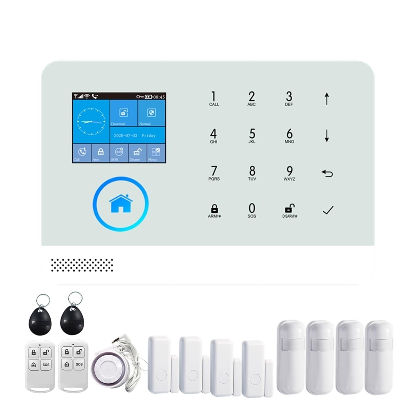 Système d'alarme anti-cambriolage PG-103 WiFi pour sécurité maison sans fil