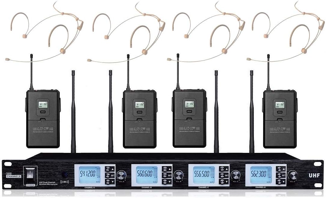 Headworn Mics for Wireless Systems 4 X 