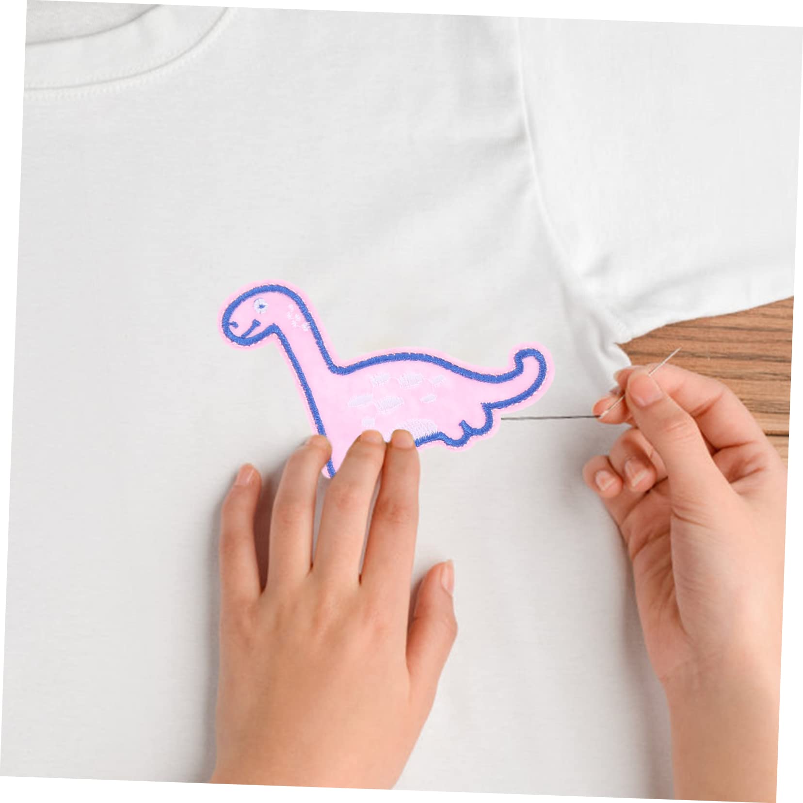 SHINEOFI 3 Stück 2 Dinosaurier-Aufkleber Flicken aufnähen Aufnäher für Jeans Ornament für Kinder schuhreparatur kinder bastelset Reparaturmaterialien für Kleidung Rucksack-Patches Polyester