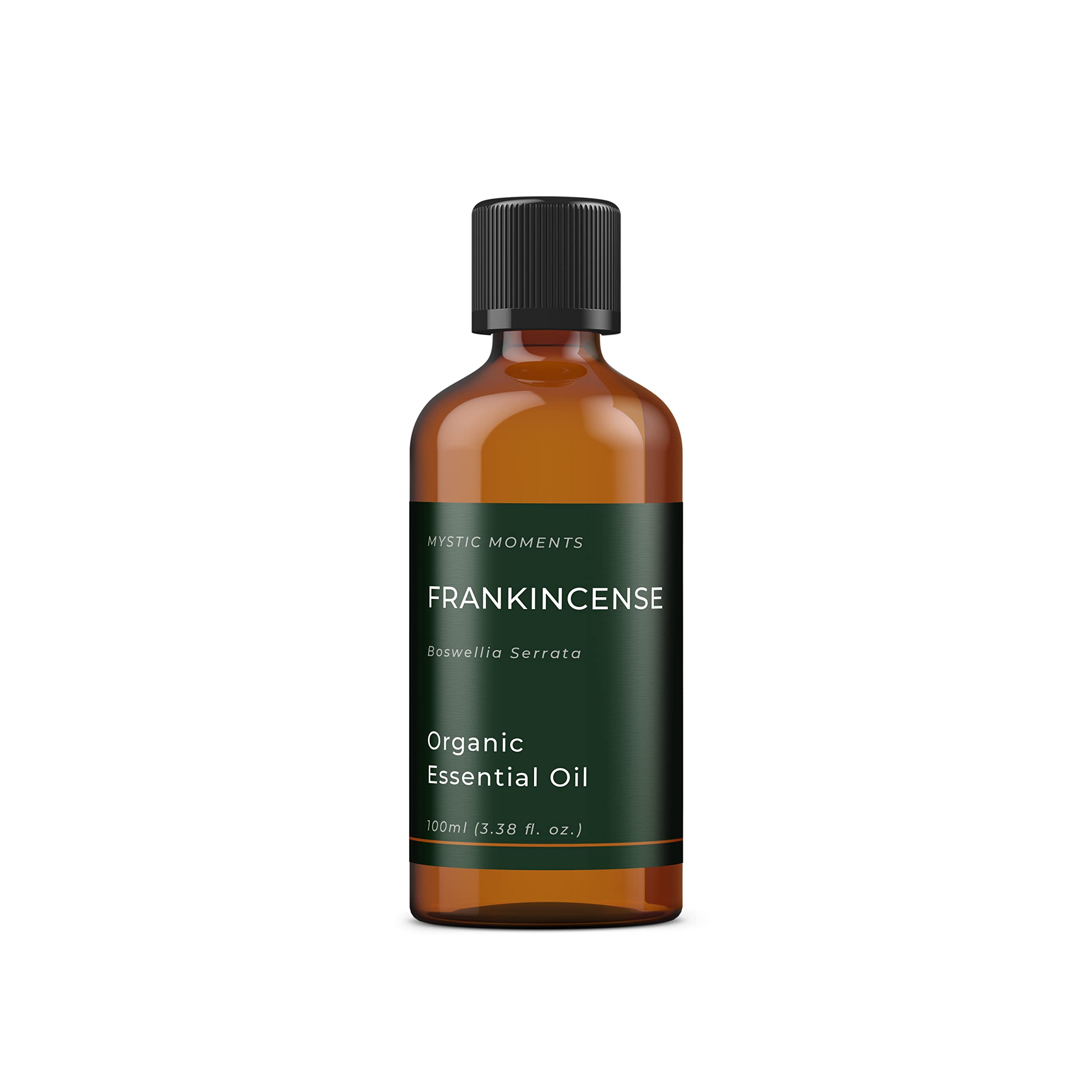 Mystic Moments | Huile essentielle biologique d'Encens | 100ml | Boswellia carterii apporte aux diffuseurs, aux mélanges d'huiles et aux formulations parfumées un arôme résineux et boisé.