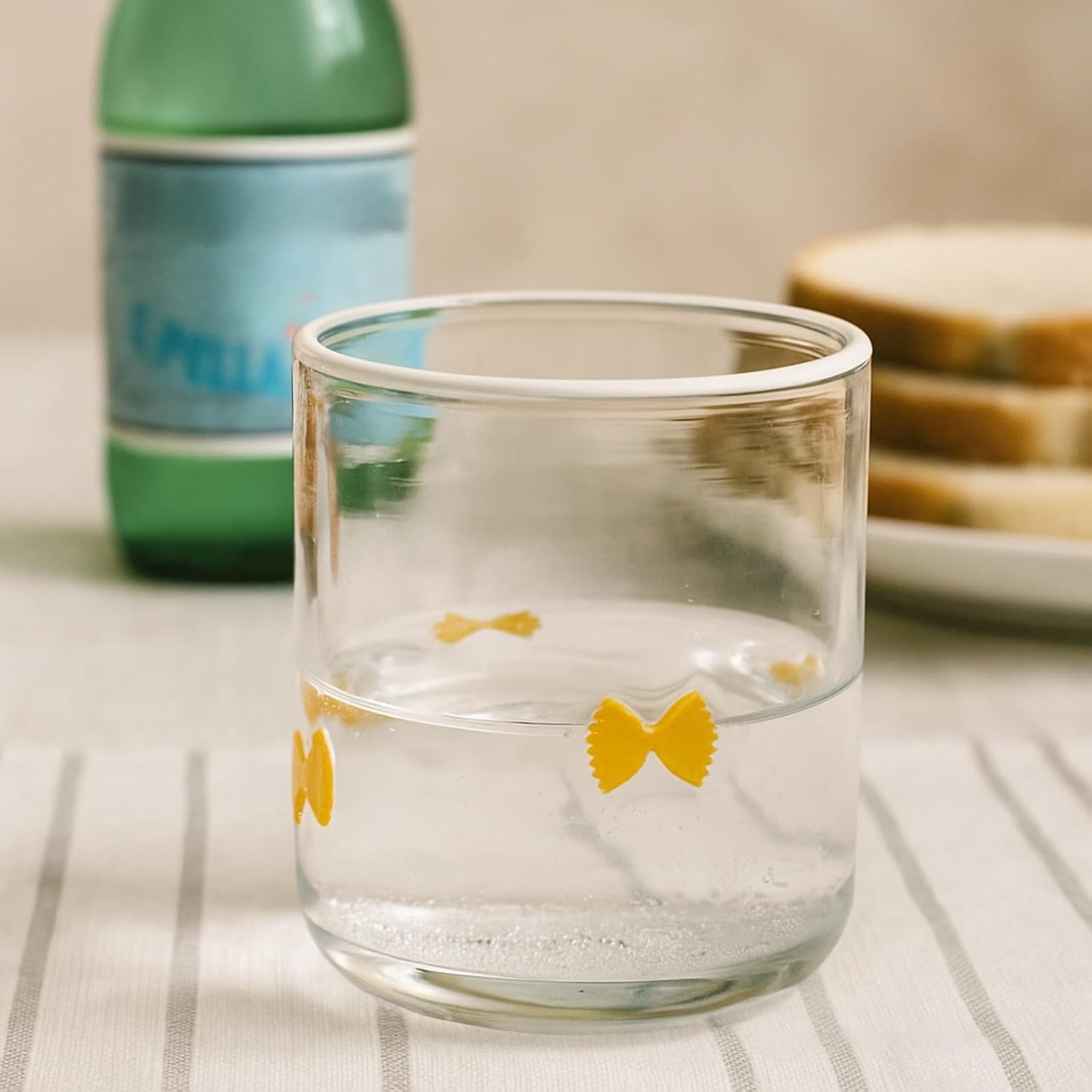 SiliFine 2 PCS Farfalle Pasta Icon Juice Glasses image 2