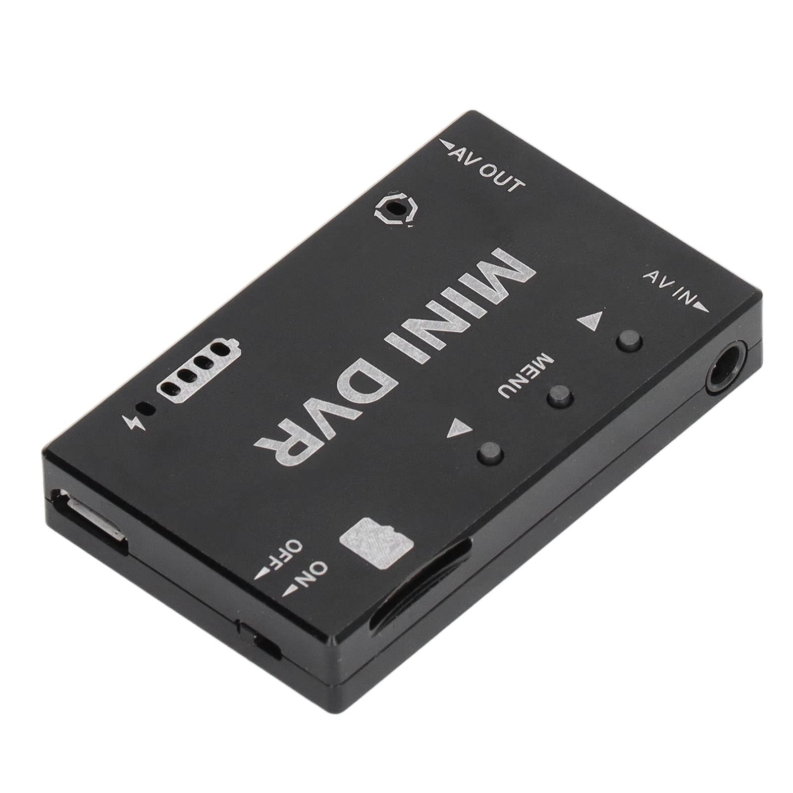 Haofy Mini FPV DVR -Modul Video -Rekorder NTSC PAL Switchable 32 GB Support Aluminium Legierungsschale mit 11 Sprachmenü für FPV Drohnen RC Modell