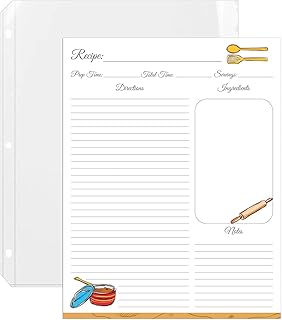 Lubudingjoy Premium Recipe Paper for 8.5