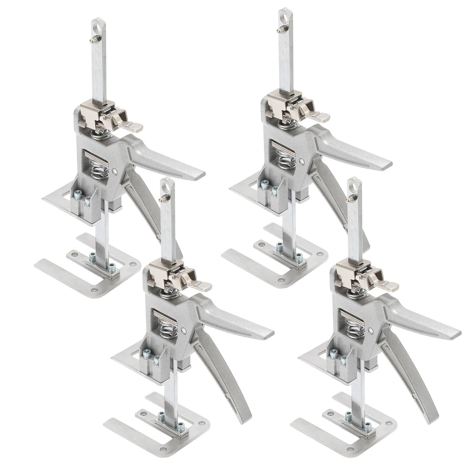 30 cm Arbeitssparender Arm, 4 Stück Arm-Handhebewerkzeug, Höhenversteller mit Skala, Langsam und Schnell Hebefunktion, Mobelheber für Schwere Möbel, Handheld Jack Tool, Bis Zu 150KG