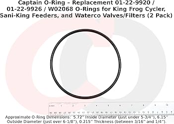 Amazon.com: Captain O-Ring – Replacement 01-22-9920/01-22-9926