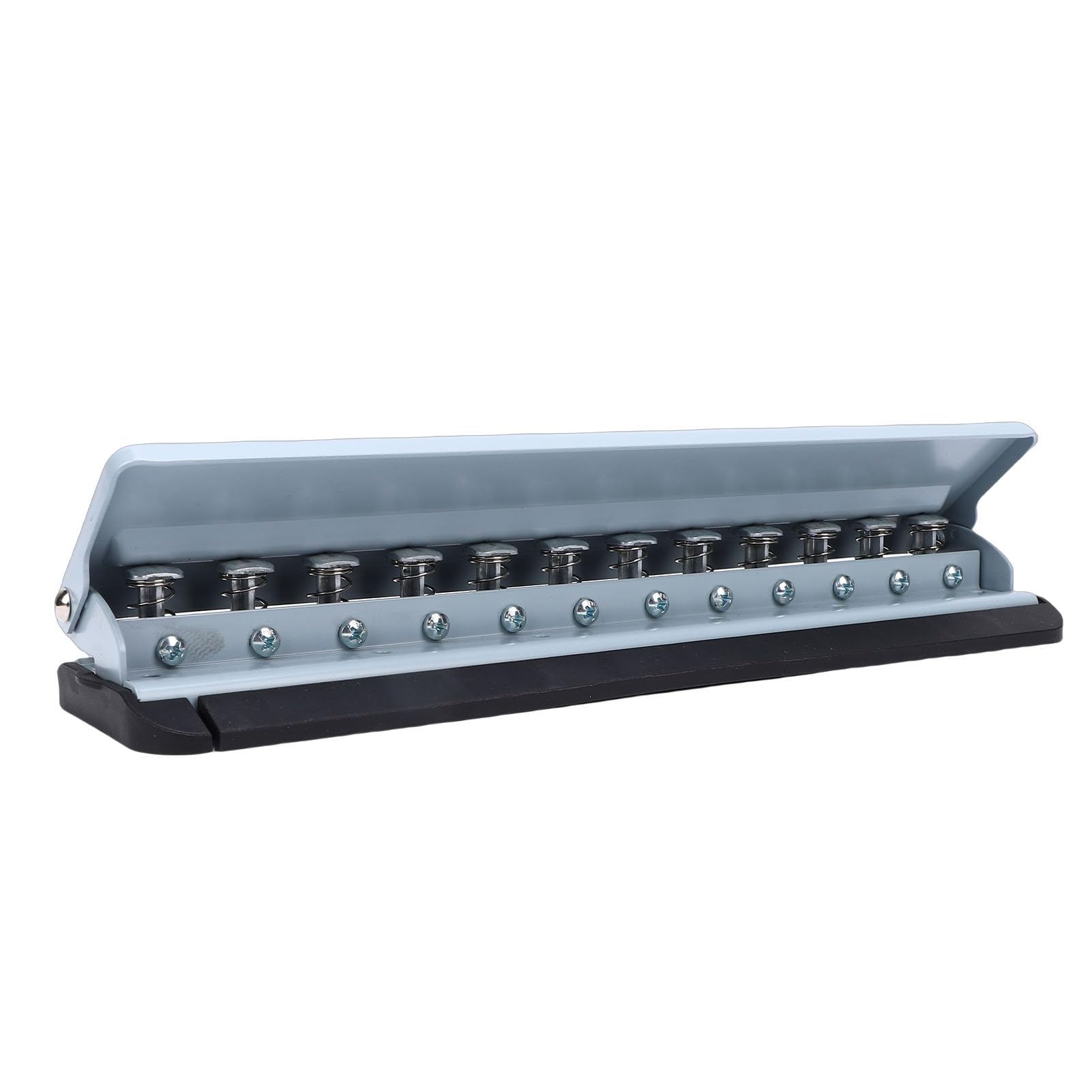 Jenngaoo Perforatore a Disco per Planner, 12 Fori Posizionamento Preciso Manuale per Quaderni Taccuini, Materiale Plastica e Metallo, Compatibile con Carta A4 A5 B5 A7