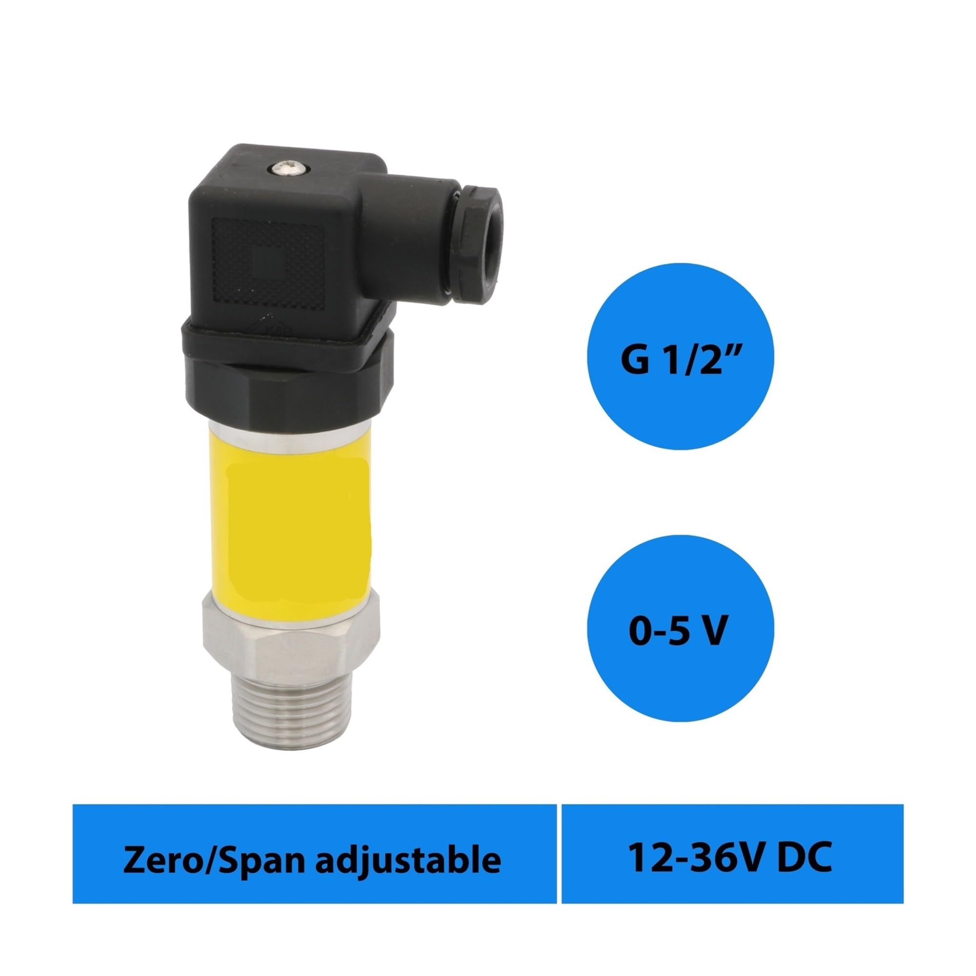 Czujnik ciśnienia wyjściowego 4 20 mA 0 20mA 0,5 4,5 V 0 5 V 0 10 V 1bar 600 kpa 4 bar 10bar 30 mpa 40mpa G 1/2 Gwint (0-5 V, 0,25 MPa)