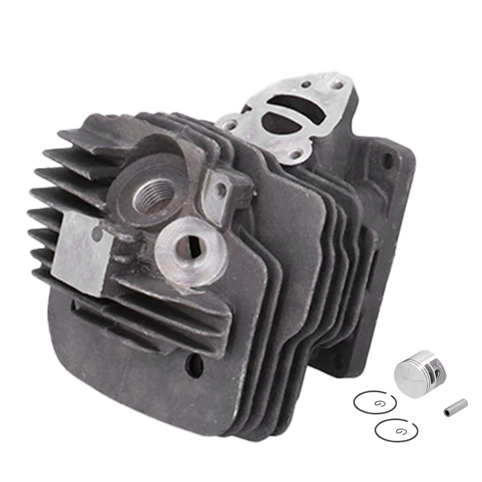 Juego de pistones 44 Kit de pistón cilíndrico de 7 mm Piezas de Accesorios para Motosierra de jardín Piezas aptas para Motosierra MS261 MS261C Cilindro de Repuesto