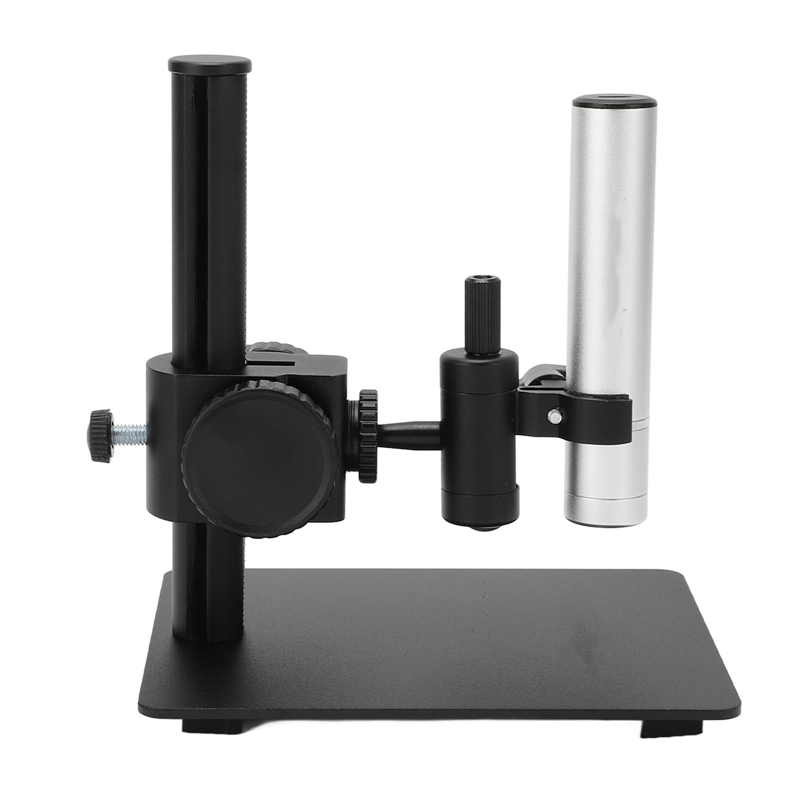 Lupa z Mikroskopem Cyfrowym Mikroskop USB 12 MP Stop Aluminium i ABS 750X Zoom Rozdzielczość 3840x3104 Obrotowa Soczewka Boczna do Kontroli i Obserwacji Stołu Warsztatowego CNC