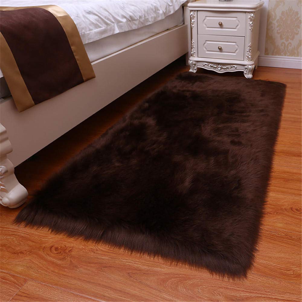 Tapis antidérapant en laine d'imitation pour sécuriser un sol glissant