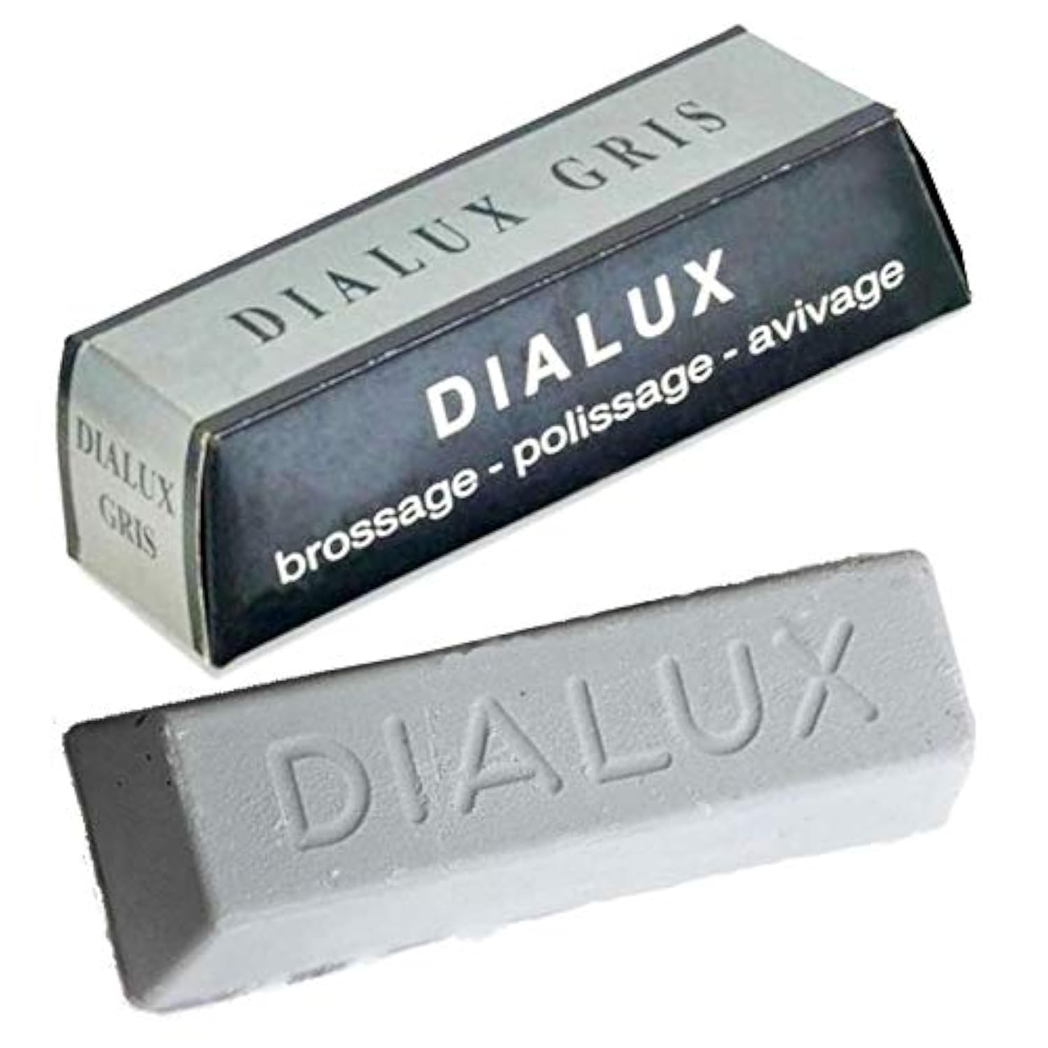 Dialux Gray Polishing Compound Rouge Dialux Gris Stainless Steel Grey Polish Bar