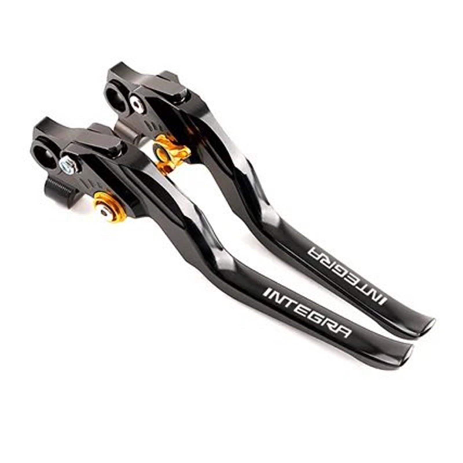 CNC For Integra 700 750 DCT Motorcycle Adjustable Brake Clutch Levers Brake Levers Short Brake Clutch Levers Handle(Long Gold)