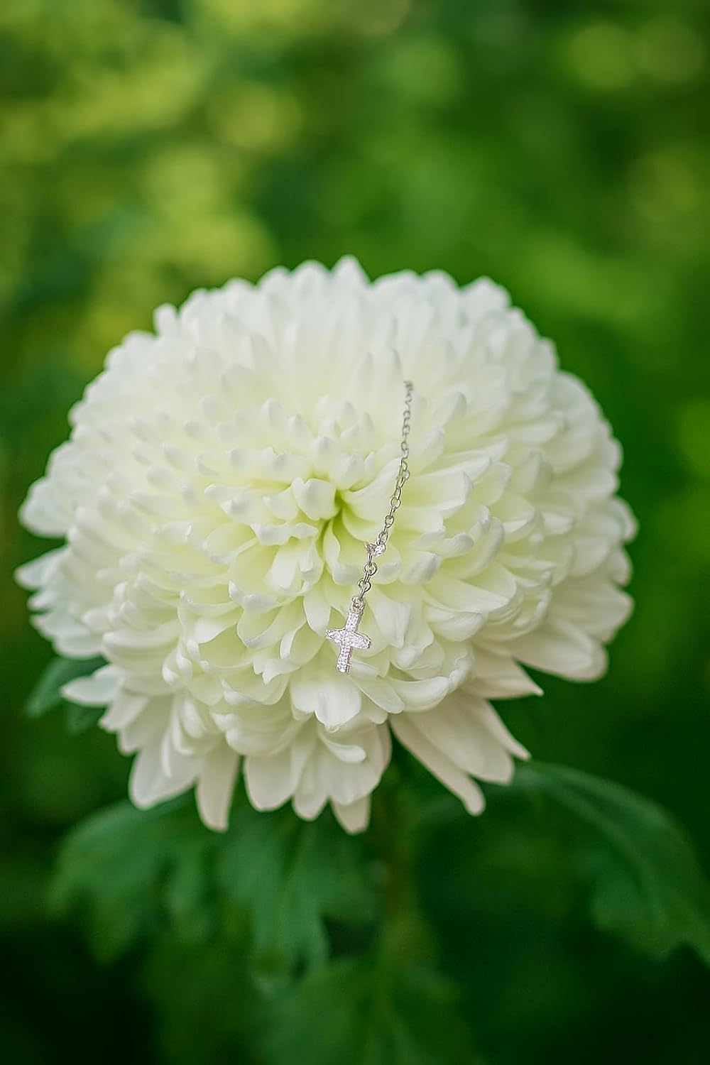 14K Gold Plated 925 Sterling Silver Cross Necklace for Women with Cubic Zirconia – Dainty Adjustable Chain, Religious Christian Jewelry, Gift for Birthday & Everyday Wear - Image 4