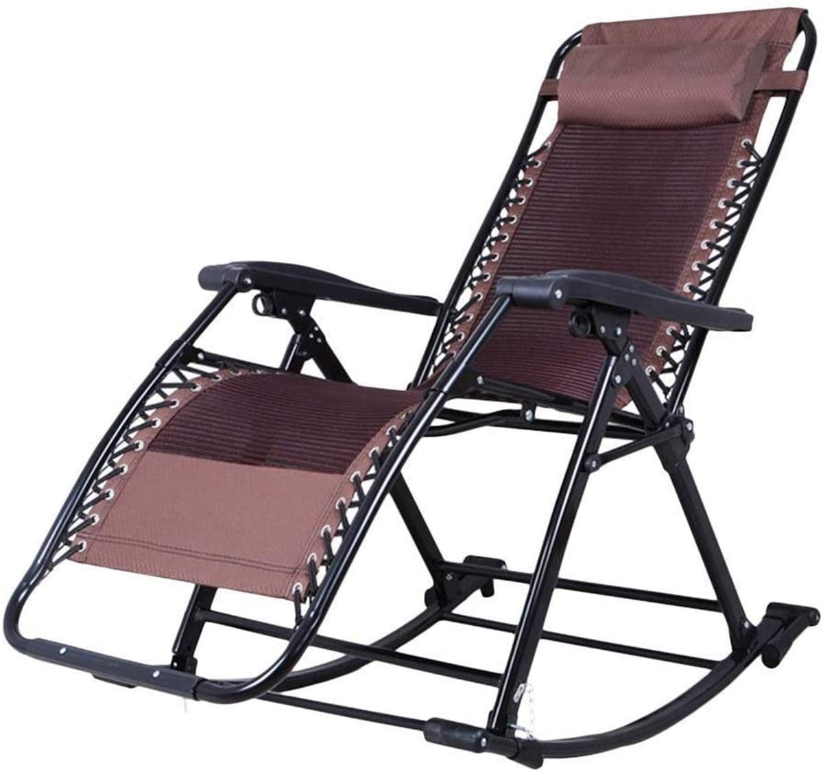 Chaise longue de jardin inclinable idéale pour la plage et le bureau en été