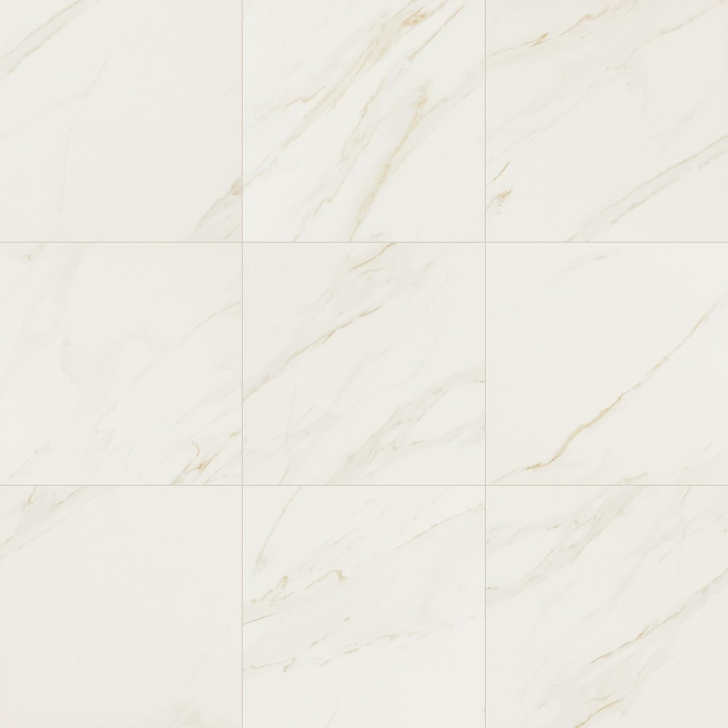 Daltile Florentine 12" X 12" Glazed Porcelain Floor Tile in Carrara (13 PC Per Carton) (12.22 SQFT Per Carton)