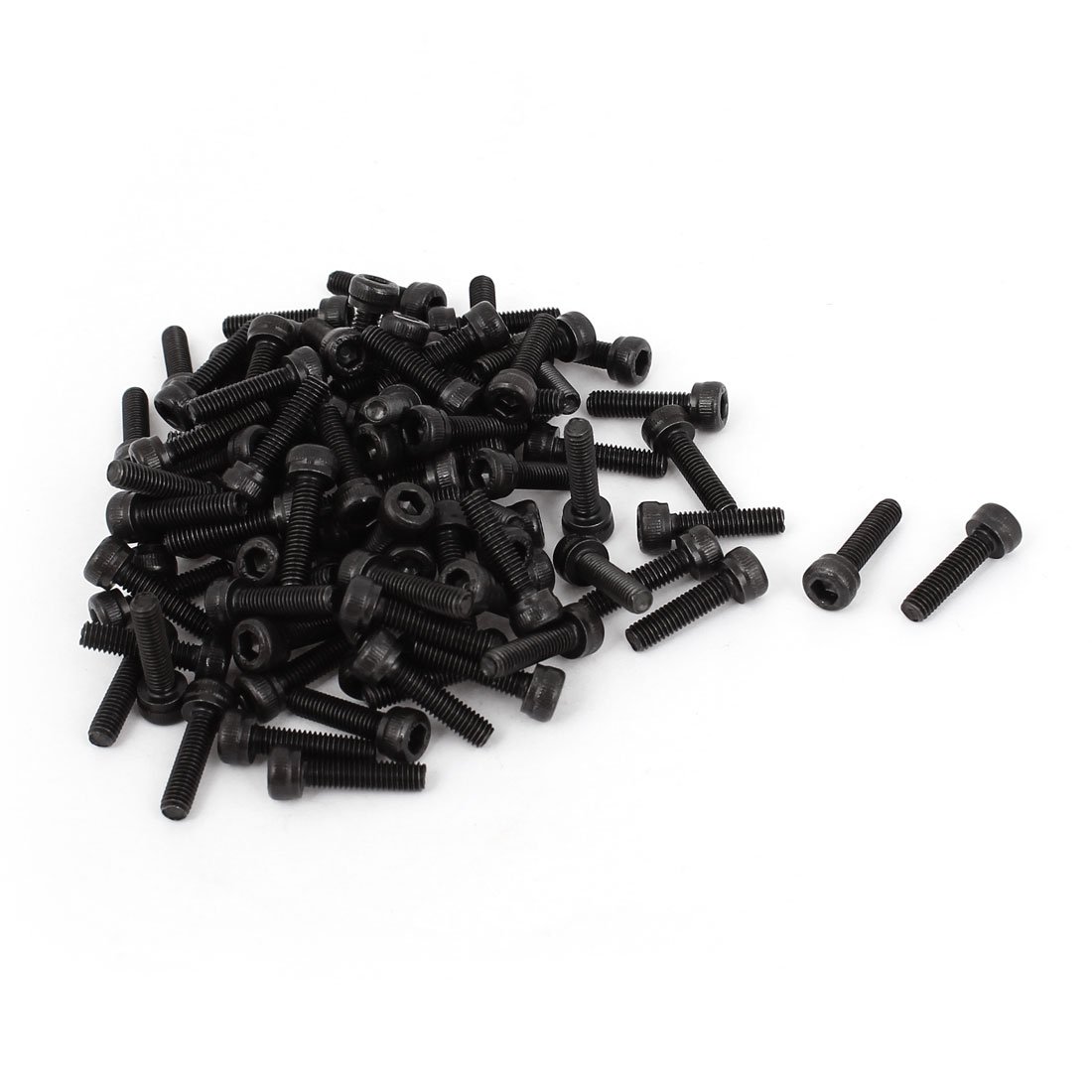 Vis à tête six pans creux M3 x 12 cylindrique noir pour fixation mécanique et modélisme