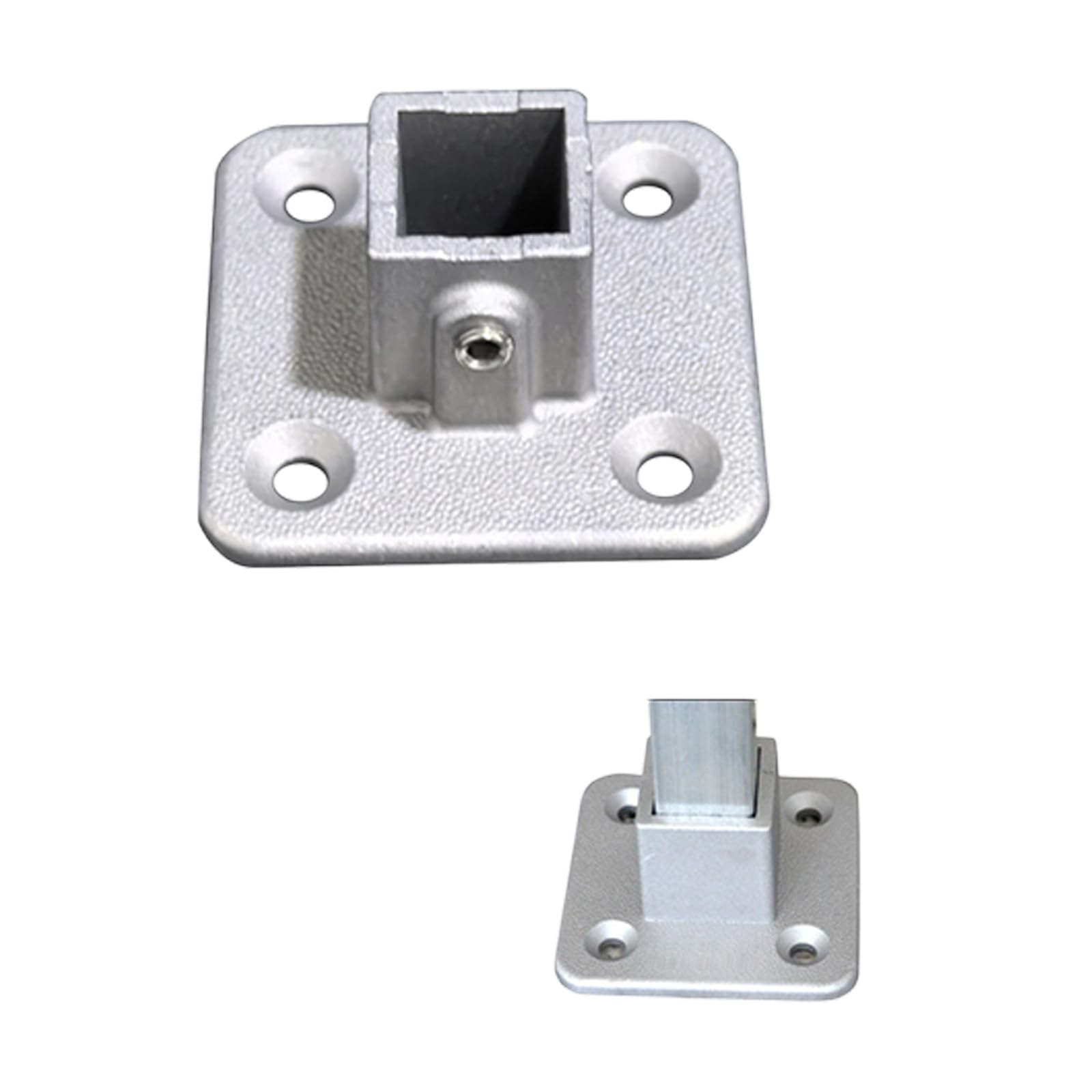 Alloneslife 25X25 Base Aluminum Alloy Square Tube Connector Replacement Connection Fastener Fixed Joint 3 Way Elbow Pipe Fitting Easily Install Square Pipe Fixed Joint Storage Rack Connector