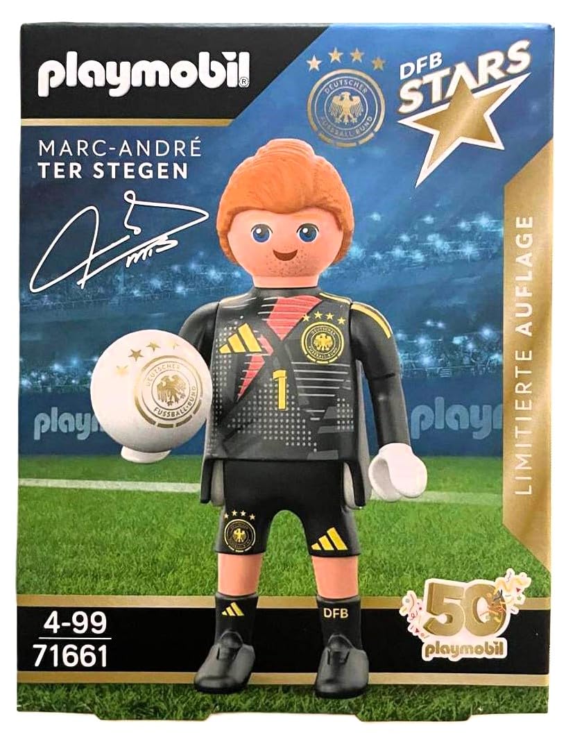 PLAYMOBIL DFB Stars figurki graczy do wyboru – limitowana edycja na EM 2024 (71661 - Marc-André TER Stegen)