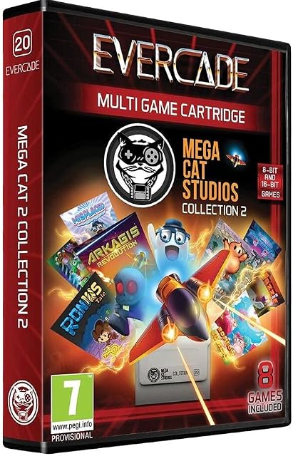 Evercade Mega Cat Cartridge 2 (Electronic Games)