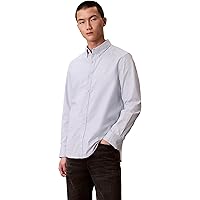 Calvin Klein Uomo Camicia Solid Oxford Classic Shirt Camicia Casual