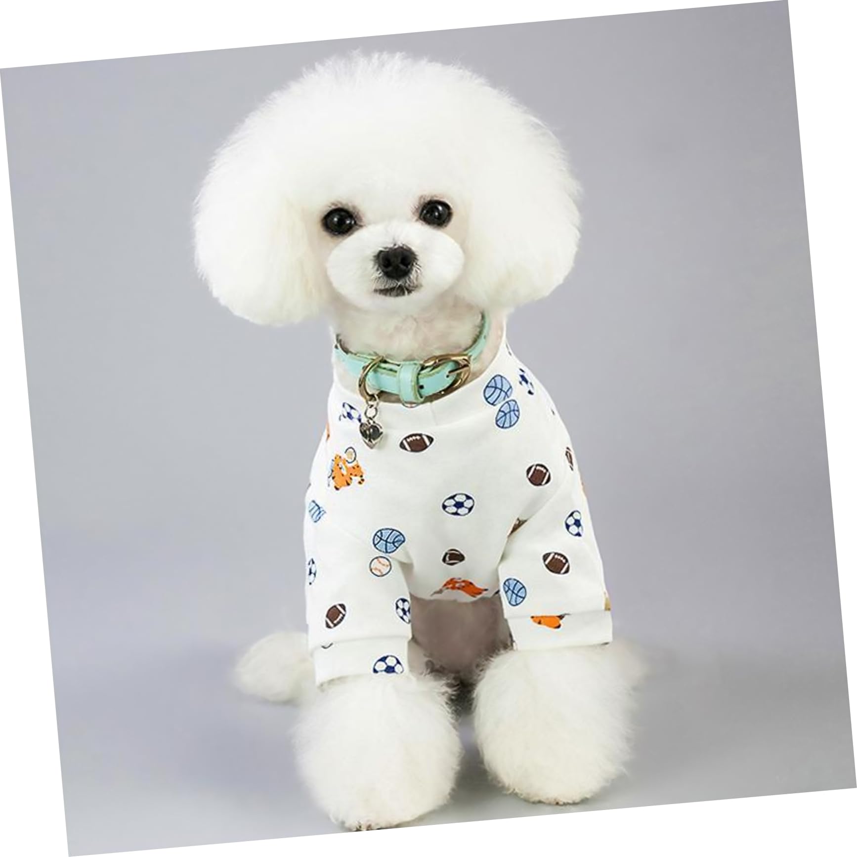 POPETPOP 3pezzi Pigiama Per Cani Traspirante Con Design Cartone Animato Abbigliamento Per Animali Domestici Per Feste Natalizie e Foto Di Famiglia
