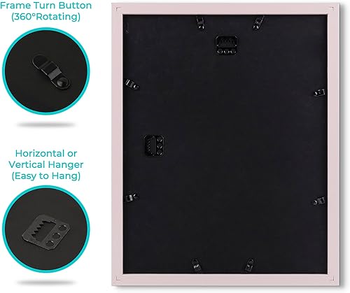 Vista 159 de Frametory, Portarretratos negro de 16 x 20 pulgadas, para fotos de 11 x 14 pulgadas con paspartú, molduras anchas (16 x 20 pulgadas, negro)