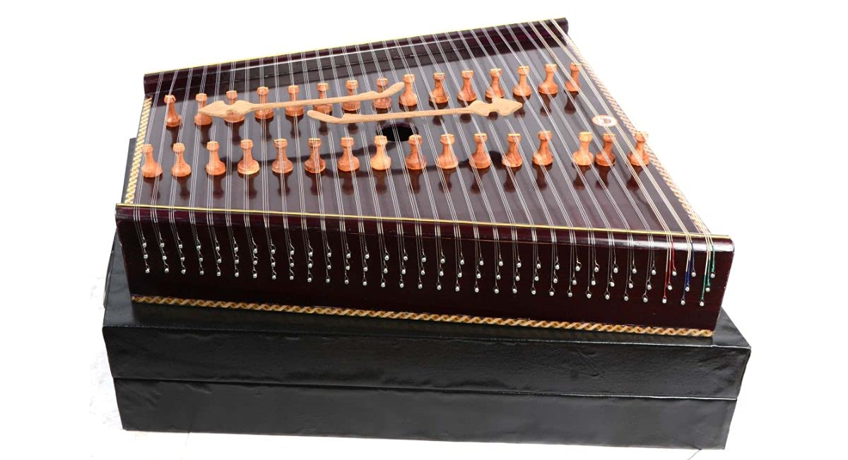 Strumenti Musicali Professionali String Santoor Migliore Qualità Santoor con Custodia Rigida