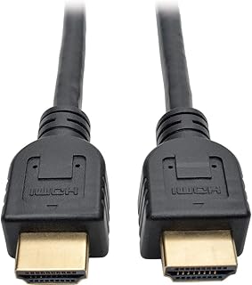 Tripp Lite High-Speed HDMI Cable with Ethernet & Digital Video with Audio, UHD 4K x 2K (M/M), in-Wall CL3-Rated, 16 ft. (P569-016-CL3), Black