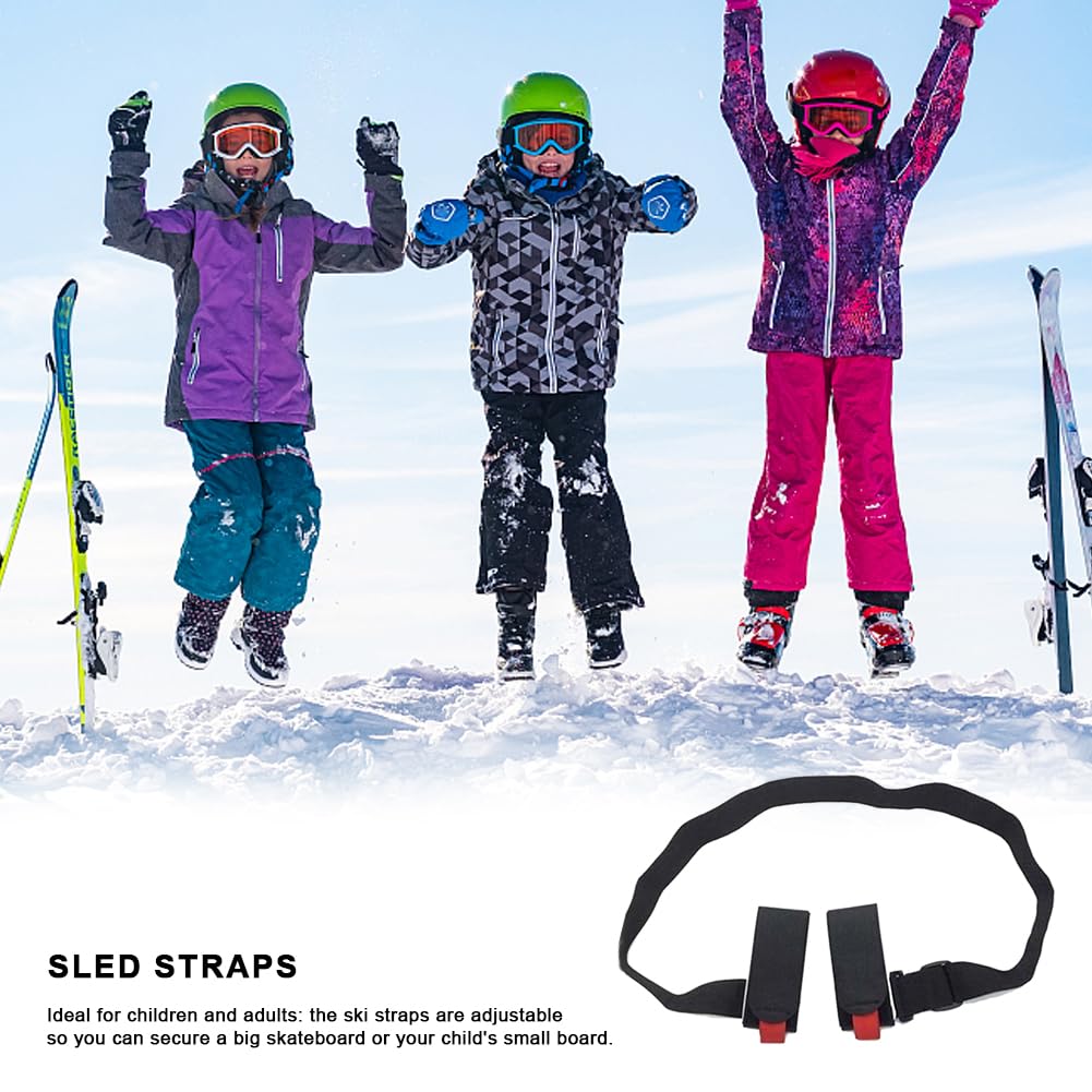 Torby na buty narciarskie Pasek do noszenia kijków narciarskich, regulowany, na ramię, uchwyt, hak, snowboard, pętla, akcesoria narciarskie torba bagażowa
