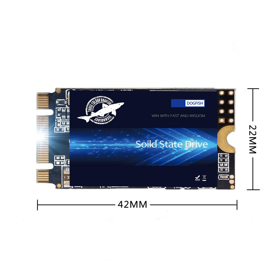 Amazon | M.2 2242 SSD 120GB DOGFISH Ngff Solid State Drive