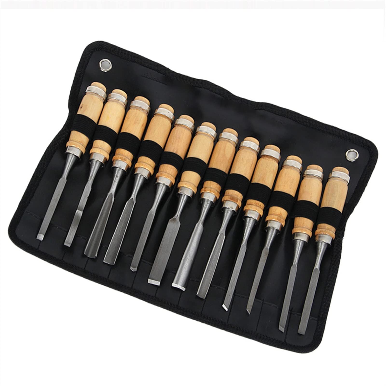 Wmxd Guitar Tools 12Pcs Guitar Violin Chisel Steel Guitar & Violin Making Tools Wood Carving Woodworking Tools Set