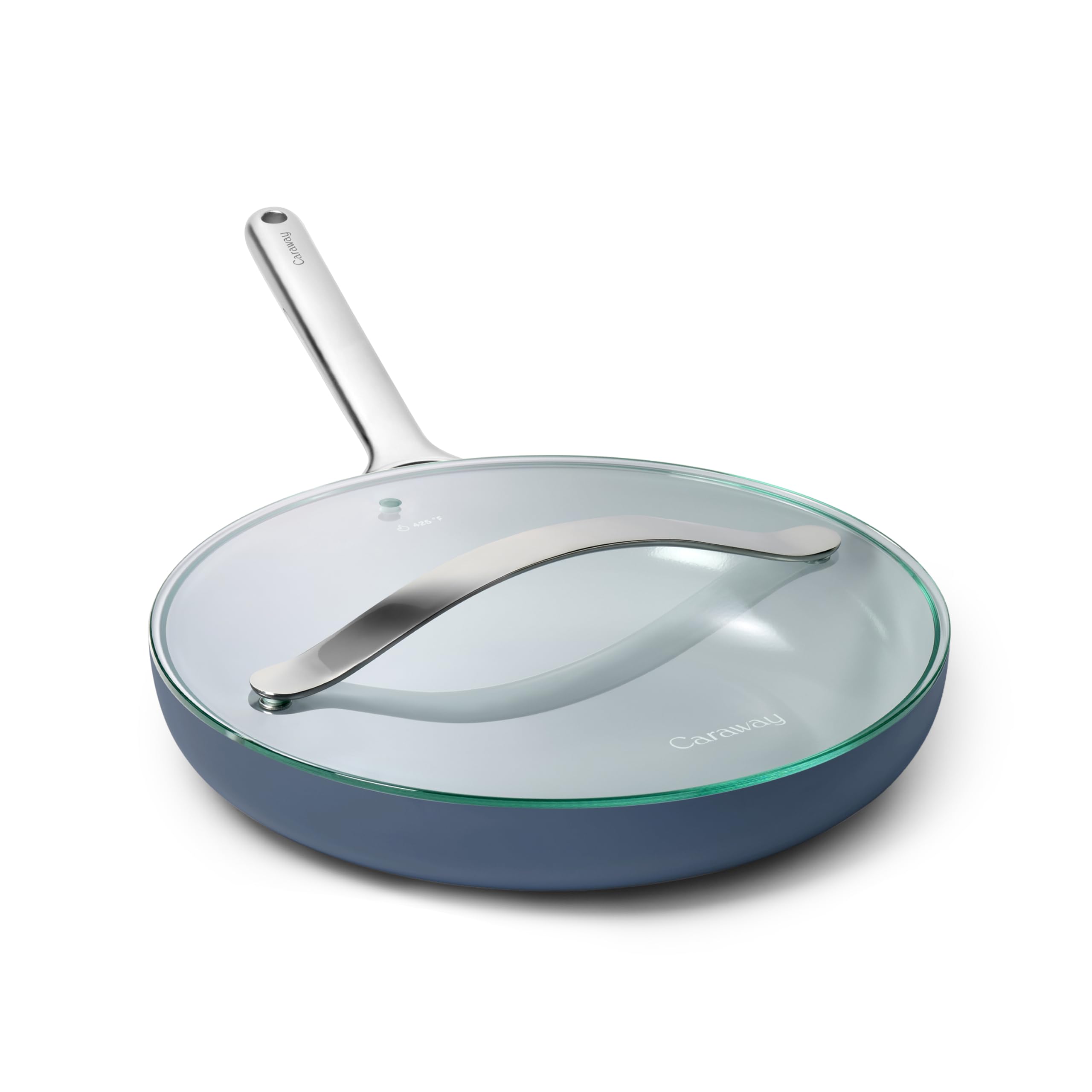 Caraway 12" Non-Stick Ceramic Frying Pan with Glass Lid
