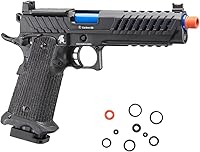 Vista 13 de Lancer Tactical - Knightshade Hi-Capa. Pistola de perdigones de acero completo y aire comprimido