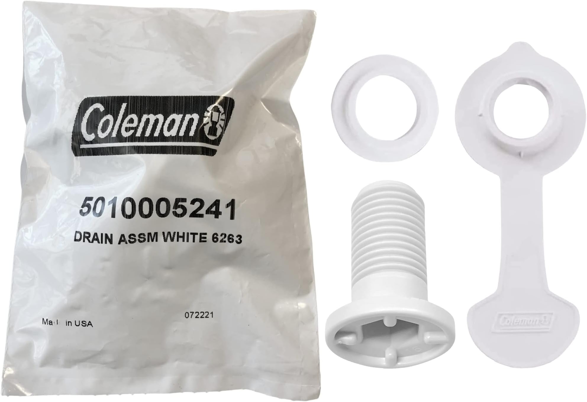 Coleman Cooler Drain Plug Assembly for Xtreme Coolers - 1.5" Shaft Length