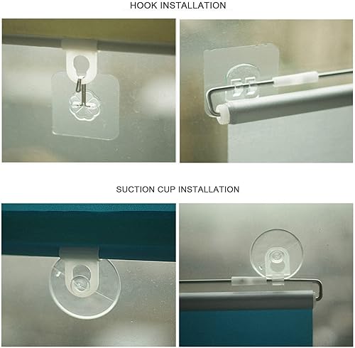 Miniatura 5 de Persianas inalámbricas con ventosas, persianas opacas para cubrir ventanas, persianas enrollables retráctiles, cortinas de automóvil sin