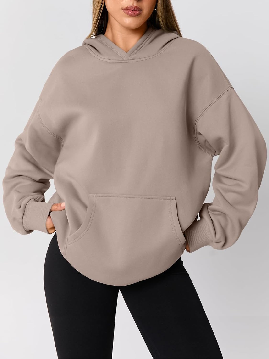 AUTOMET Womens Oversized Hoodies Fleece Trendy Sweatshirts 2026 Pullover - Image 2
