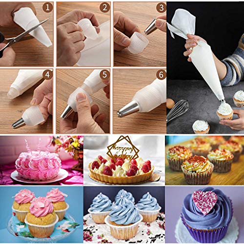 3 Pack Canvas Piping Bags 14-18
