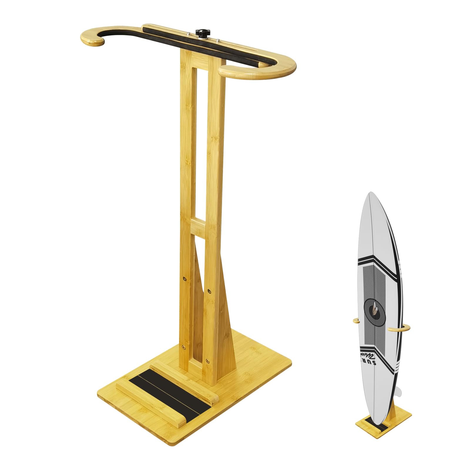 TWO STONES Paddle Board Rack Storage, Vertical Surfboard Stand, Surfboard Rack for Wall-Free to Display Indoor and Outdoor Hold Up to 80cm Width