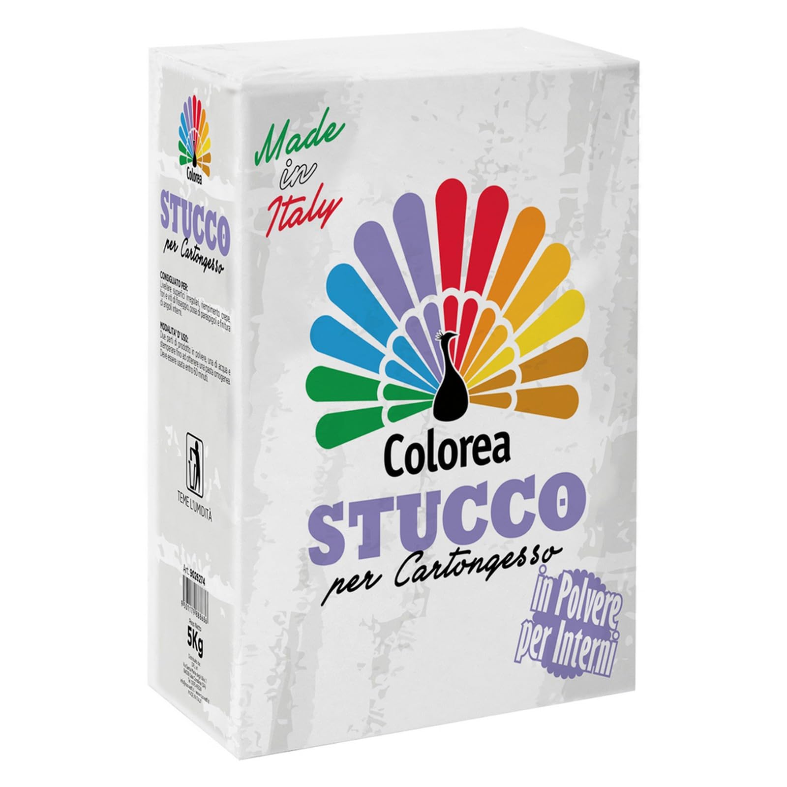 4PZ STUCCO IN POLVERE PER CARTONGESSO 'COLOREA' Kg. 5