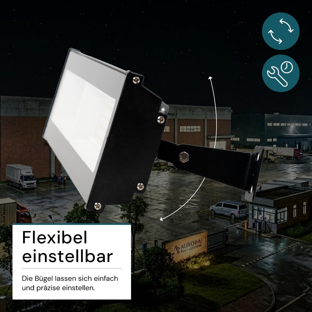 LUXULA Basic LED Hallenstrahler 150W 4000K Neutralweiß 15000lm IP65 IK06 - Industrie Deckenleuchte - Linear High Bay Hallenleuchte, Werkstattlampe, Garagenleuchte, Hallenbeleuchtung, Lager